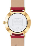 Coach Perry Red Dial Red Leather Strap Watch for Women - 14503852 Buy Now By Coach