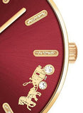 Coach Perry Red Dial Red Leather Strap Watch for Women - 14503852 Buy Now By Coach