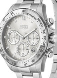 Hugo Boss Novia Chronograph Silver Dial Silver Steel Strap Watch for Women - 1502616 Buy Now By Hugo Boss