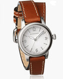 Burberry Utilitarian White Dial Brown Leather Strap Watch for Women - BU7848 Buy Now By Burberry