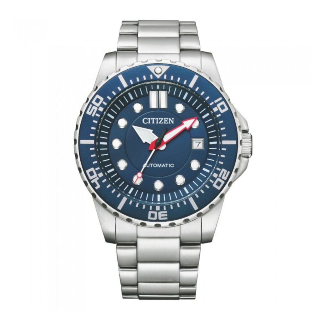 Citizen Promaster Mechanical Blue Dial Silver Steel Strap Watch For Men - NJ0121-89L Buy Now By Citizen