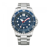 Citizen Promaster Mechanical Blue Dial Silver Steel Strap Watch For Men - NJ0121-89L Buy Now By Citizen