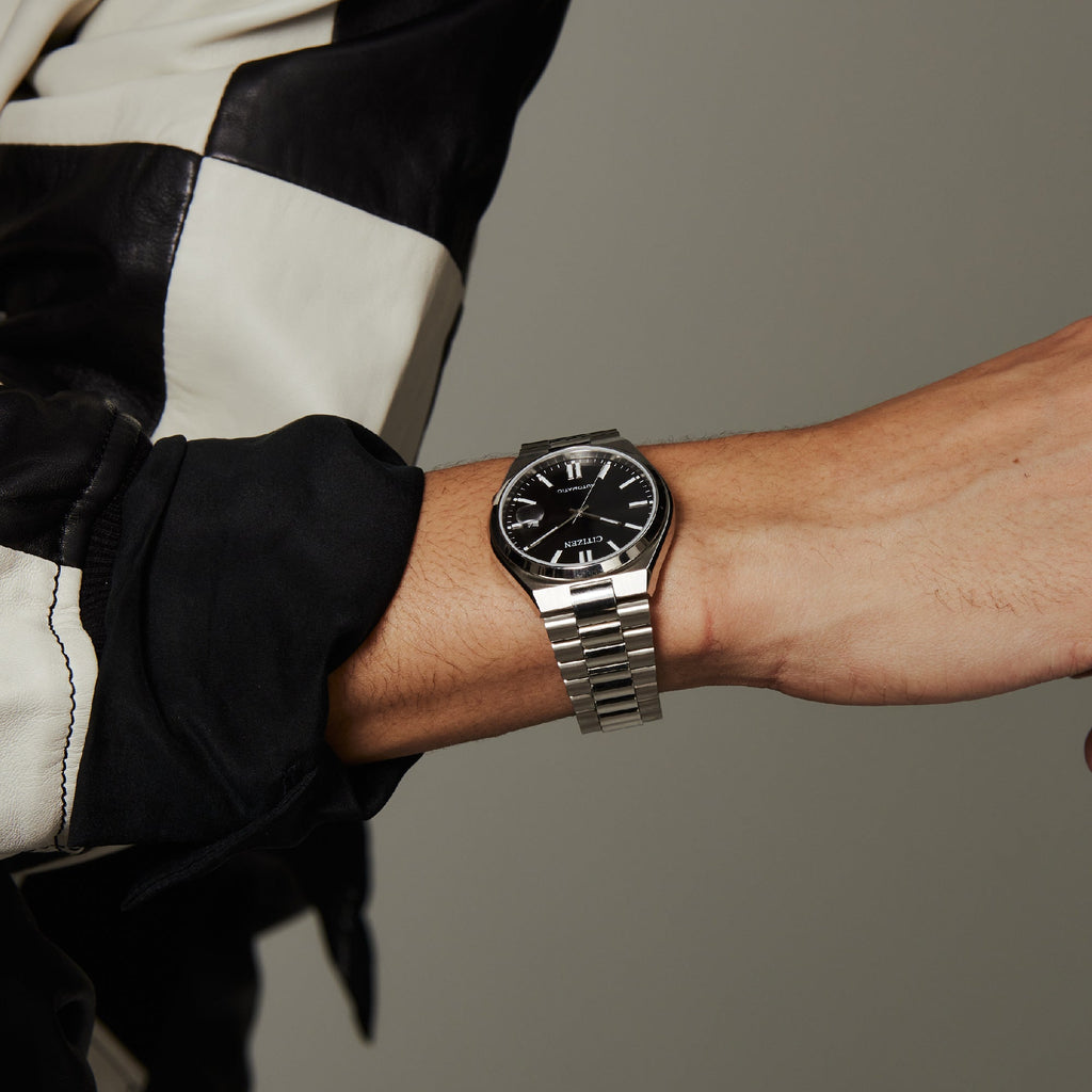 Citizen Tsuyosa Automatic Black Dial Silver Steel Strap Watch For Men - NJ0150-56E Buy Now By Citizen