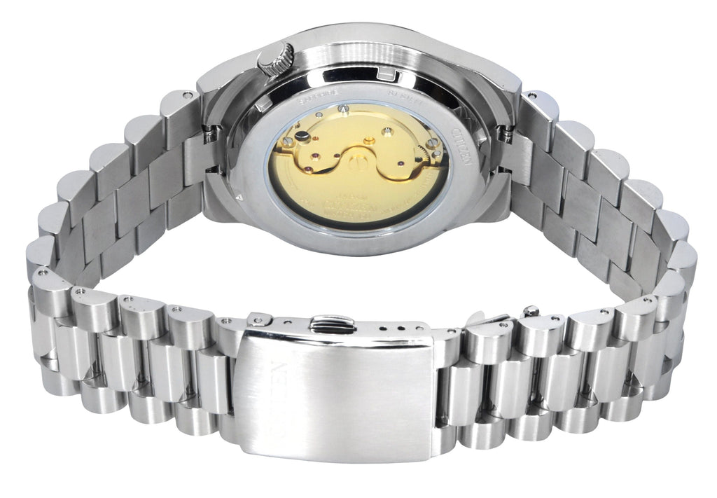 Citizen Tsuyosa Automatic Red Dial Silver Steel Strap Watch For Men - NJ0150-56W Buy Now By Citizen