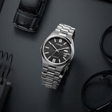 Citizen Tsuyosa Automatic Black Dial Silver Steel Strap Watch For Men - NJ0150-56E Buy Now By Citizen
