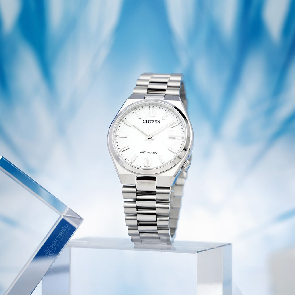 Citizen Tsuyosa Automatic White Dial Silver Steel Strap Watch For Men - NJ0150-81A Buy Now By Citizen