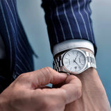 Citizen Tsuyosa Automatic White Dial Silver Steel Strap Watch For Men - NJ0150-81A Buy Now By Citizen