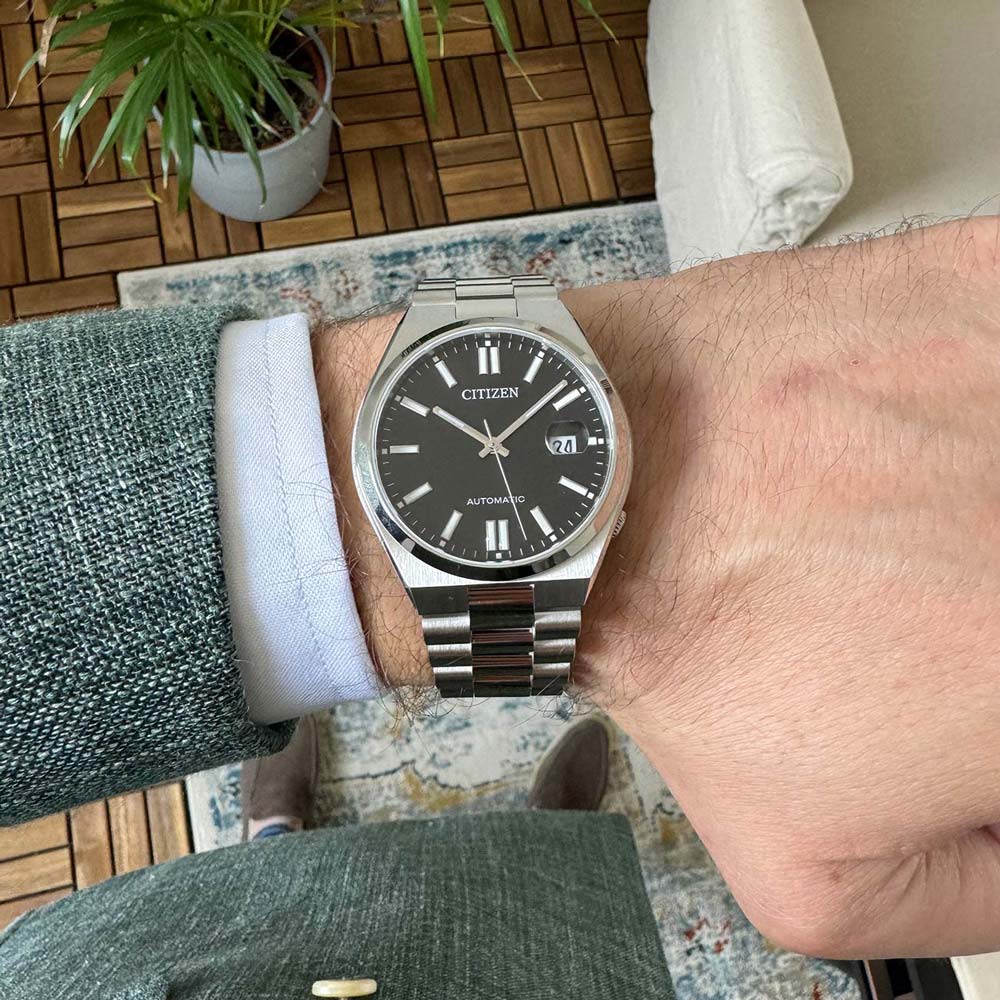 Citizen Tsuyosa Automatic Black Dial Silver Steel Strap Watch For Men - NJ0150-81E Buy Now By Citizen