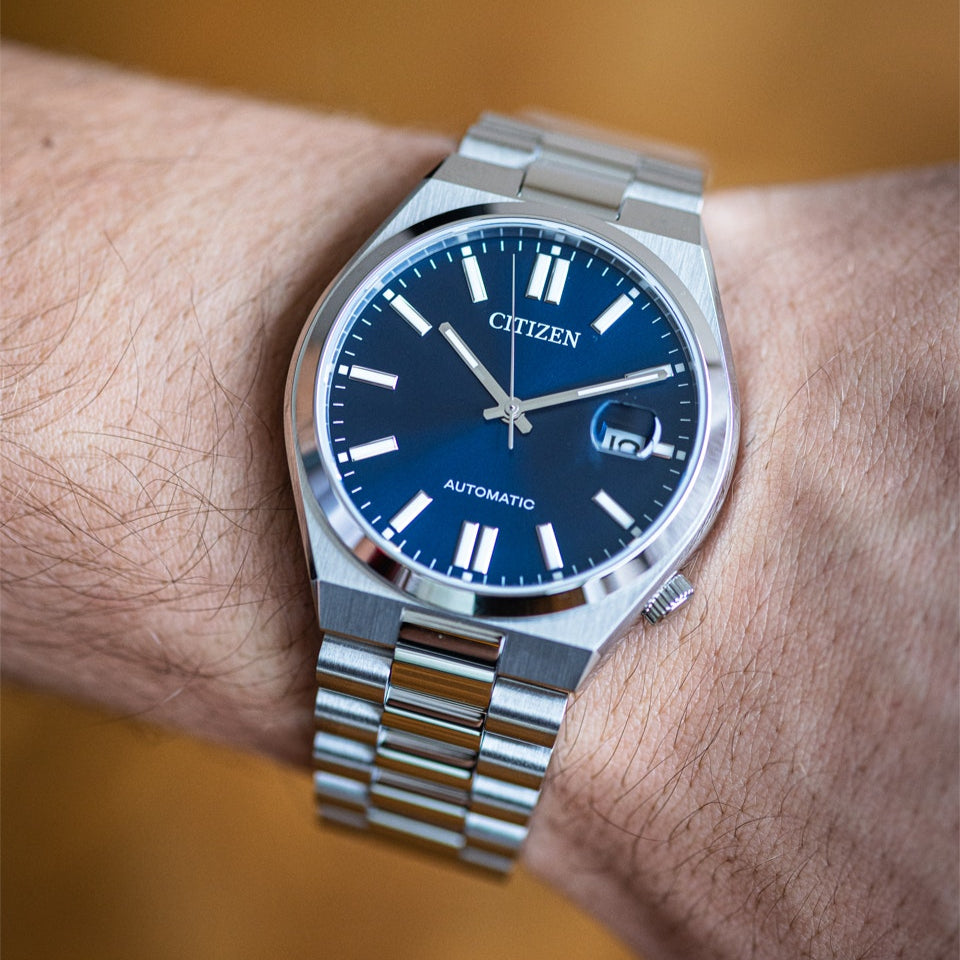 Citizen Tsuyosa Automatic Blue Dial Silver Steel Strap Watch For Men - NJ0150-81L Buy Now By Citizen