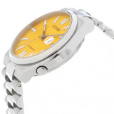 Citizen Tsuyosa Automatic Yellow Dial Silver Steel Strap Watch for Men - NJ0150-81Z Buy Now By Citizen