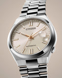 Citizen Tsuyosa Automatic Oatmeal White Dial Silver Steel Strap Watch For Men - NJ0151-88W Buy Now By Citizen