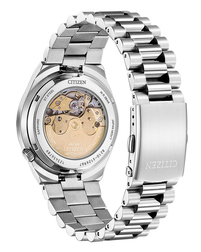 Citizen Tsuyosa Automatic Oatmeal White Dial Silver Steel Strap Watch For Men - NJ0151-88W Buy Now By Citizen