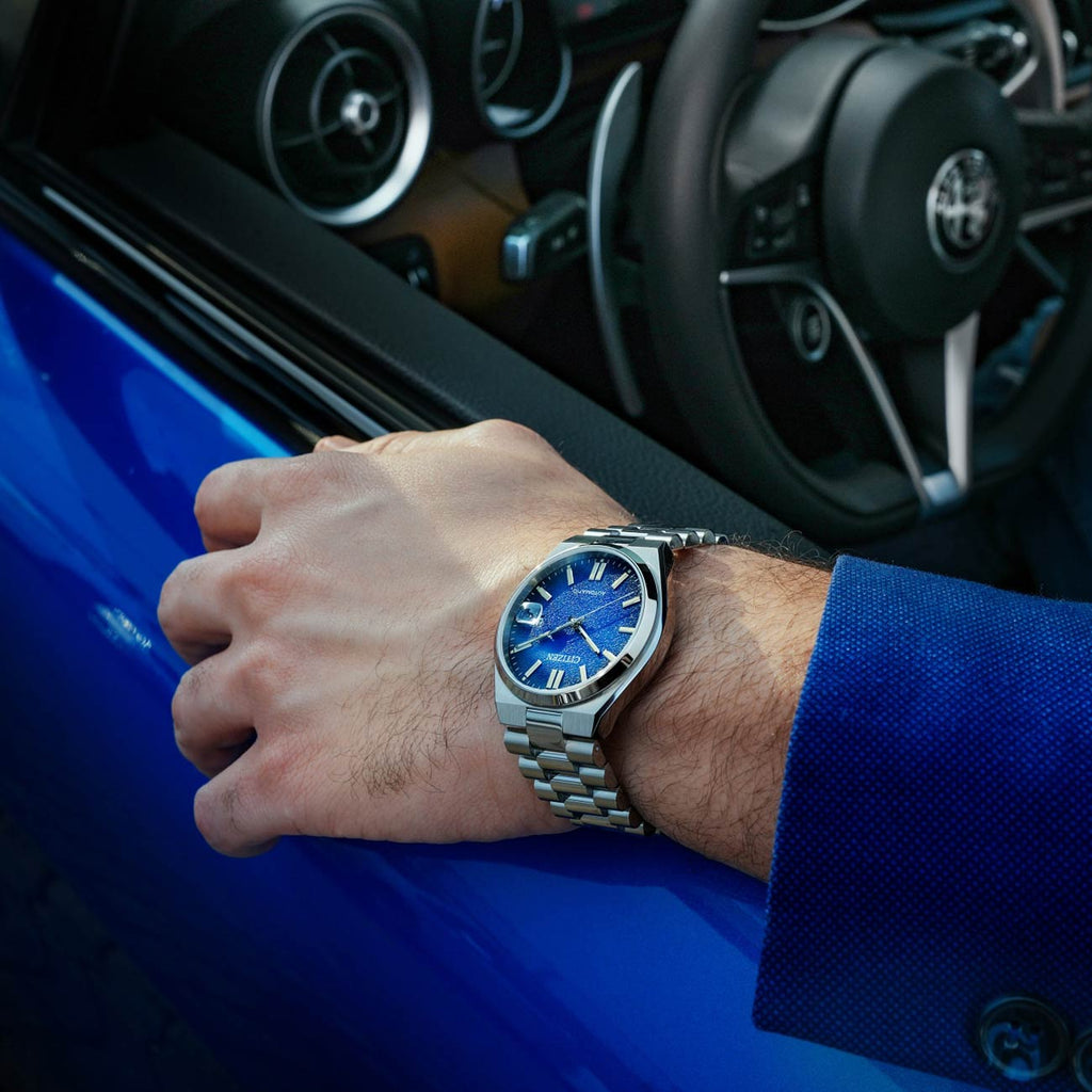 Citizen Tsuyosa Automatic Dark Blue Dial Silver Steel Strap Watch For Men - NJ0151-88L Buy Now By Citizen