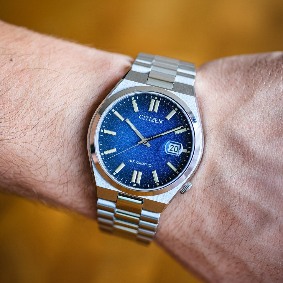 Citizen Tsuyosa Automatic Dark Blue Dial Silver Steel Strap Watch For Men - NJ0151-88L Buy Now By Citizen