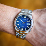 Citizen Tsuyosa Automatic Dark Blue Dial Silver Steel Strap Watch For Men - NJ0151-88L Buy Now By Citizen