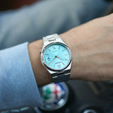 Citizen Tsuyosa Automatic Turquoise Dial Silver Steel Strap Watch For Men - NJ0151-88M Buy Now By Citizen