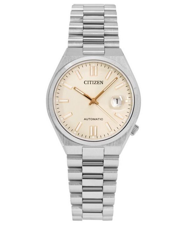 Citizen Tsuyosa Automatic Oatmeal White Dial Silver Steel Strap Watch For Men - NJ0151-88W Buy Now By Citizen