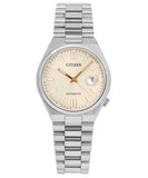 Citizen Tsuyosa Automatic Oatmeal White Dial Silver Steel Strap Watch For Men - NJ0151-88W Buy Now By Citizen