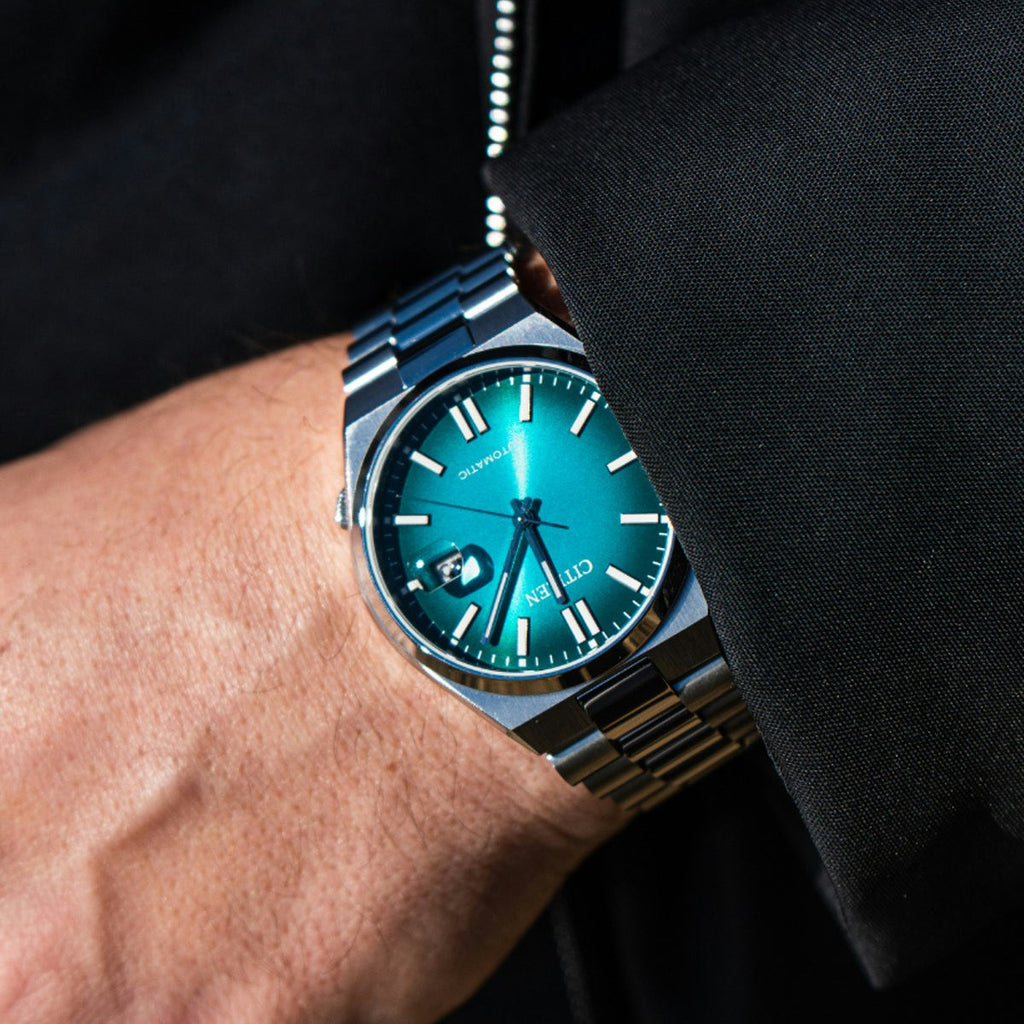 Citizen Tsuyosa Automatic Blue Dial Silver Steel Strap Watch For Men - NJ0151-88X Buy Now By Citizen