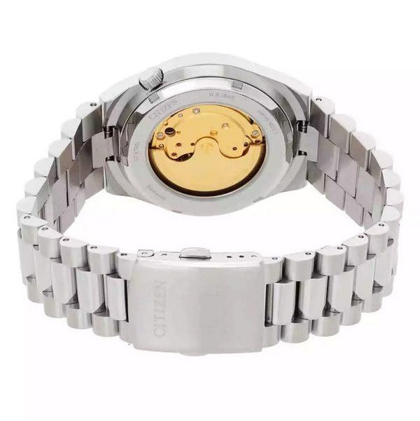 Citizen Tsuyosa Automatic Orange Dial Silver Steel Strap Watch For Men - NJ0151-88Z Buy Now By Citizen