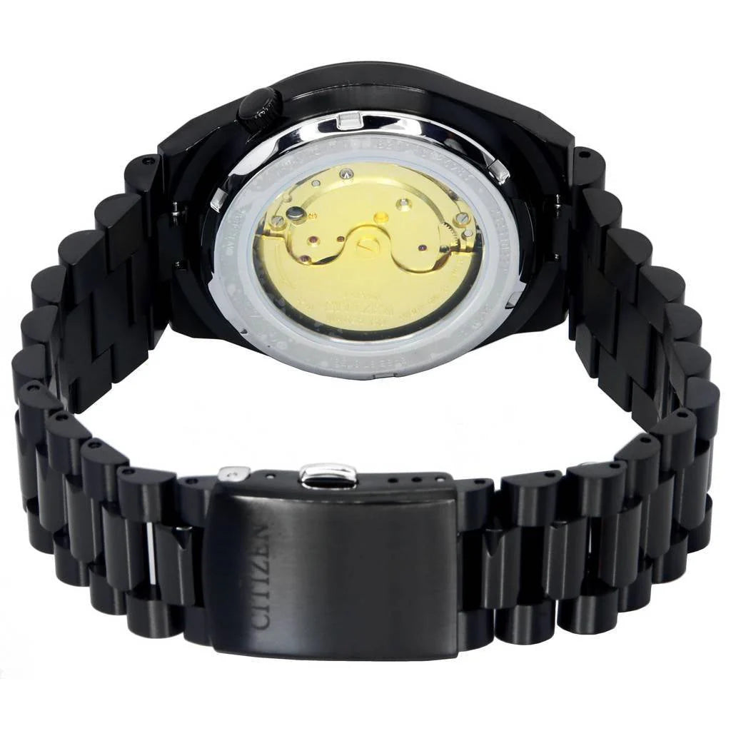 Citizen Tsuyosa Automatic Camouflage Black Dial Black Steel Strap Watch For Men - NJ0155-87E Buy Now By Citizen