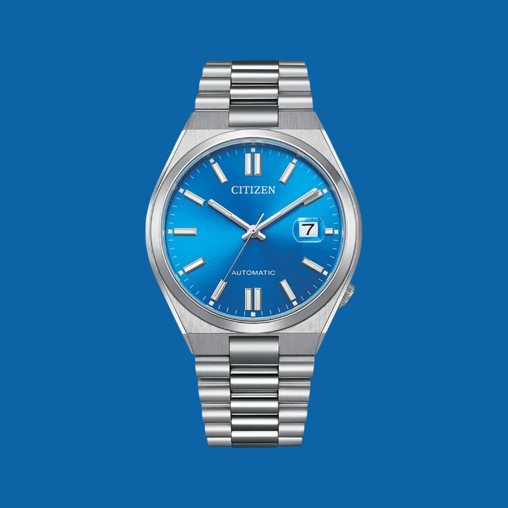Citizen x Pantone Automatic Blue Dial Silver Steel Strap Watch For Men - NJ0158-89L Buy Now By Citizen