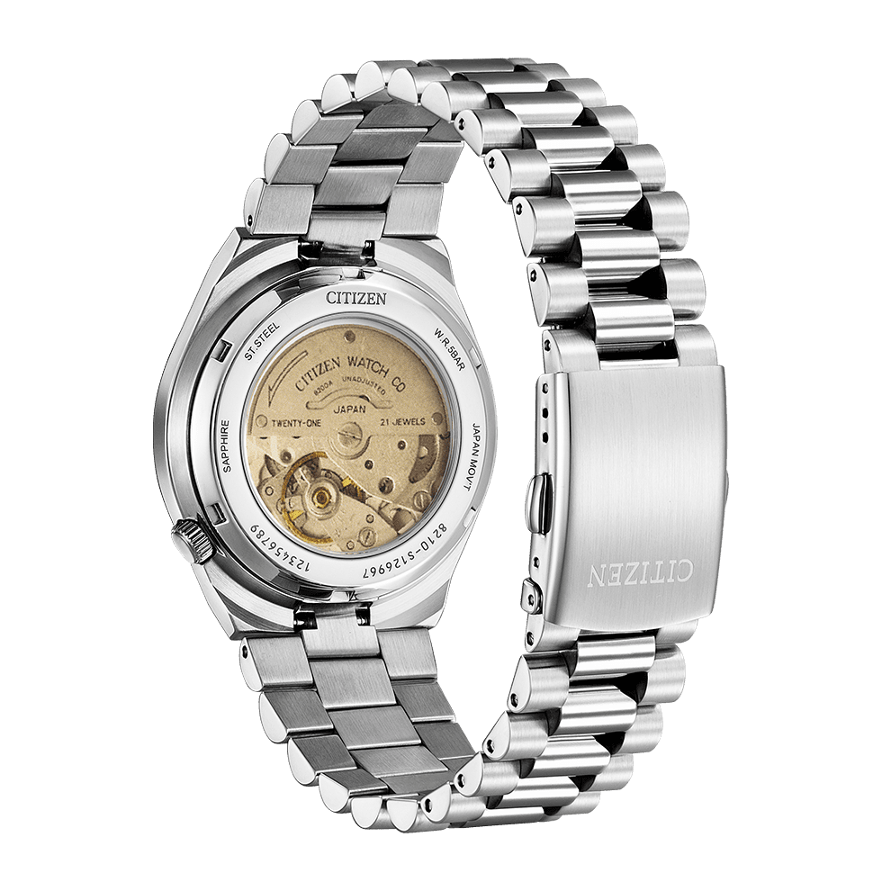 Citizen x Pantone Automatic Dreamy Pink Dial Silver Steel Strap Watch For Men - NJ0158-89X Buy Now By Citizen