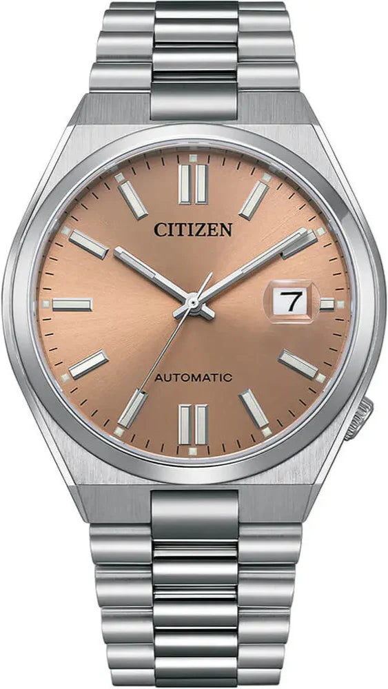 Citizen x Pantone Automatic Warm Sand Dial Silver Steel Strap Watch For Men - NJ0158-89Y Buy Now By Citizen