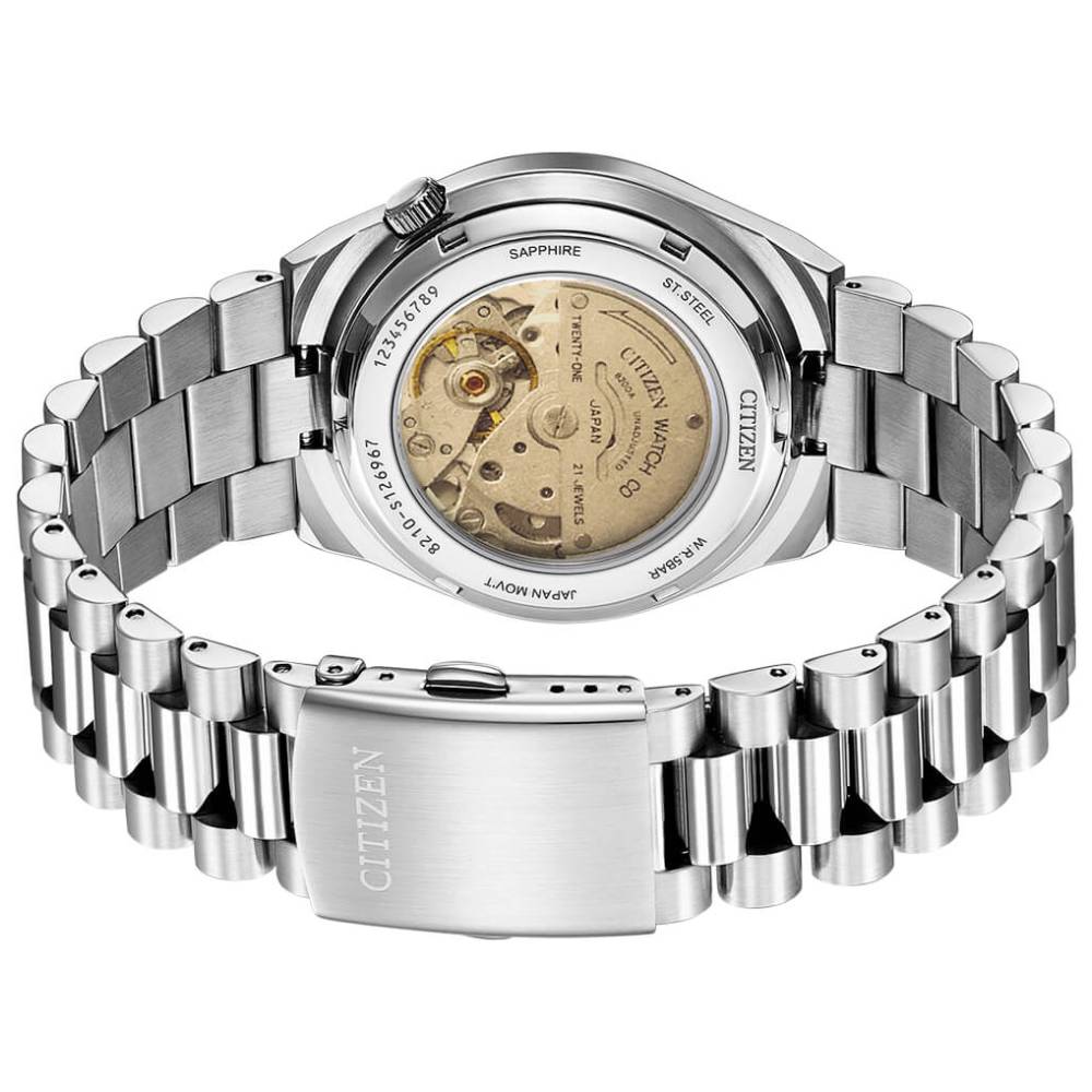 Citizen x Pantone Automatic Dreamy Pink Dial Silver Steel Strap Watch For Men - NJ0158-89X Buy Now By Citizen