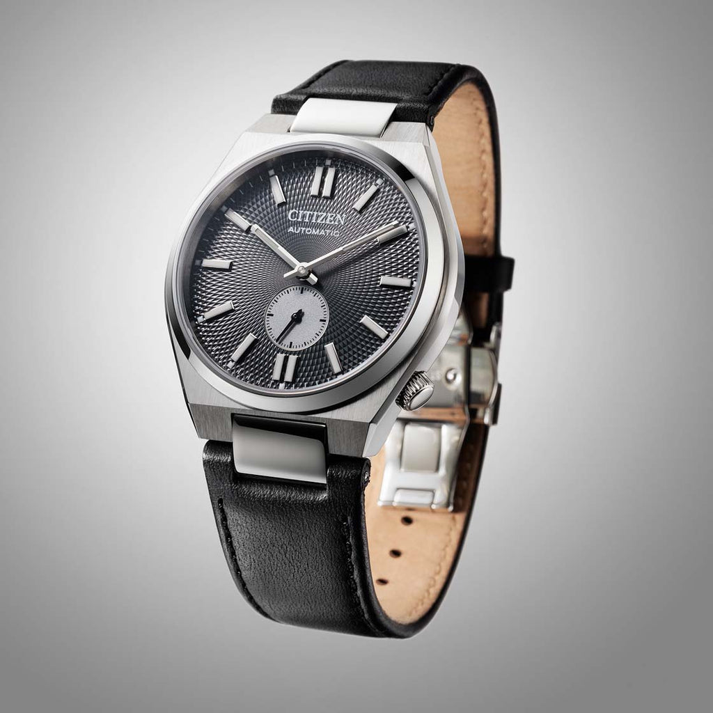 Citizen Tsuyosa Automatic Grey Dial Black Leather Strap Watch for Men - NK5010-01H Buy Now By Citizen