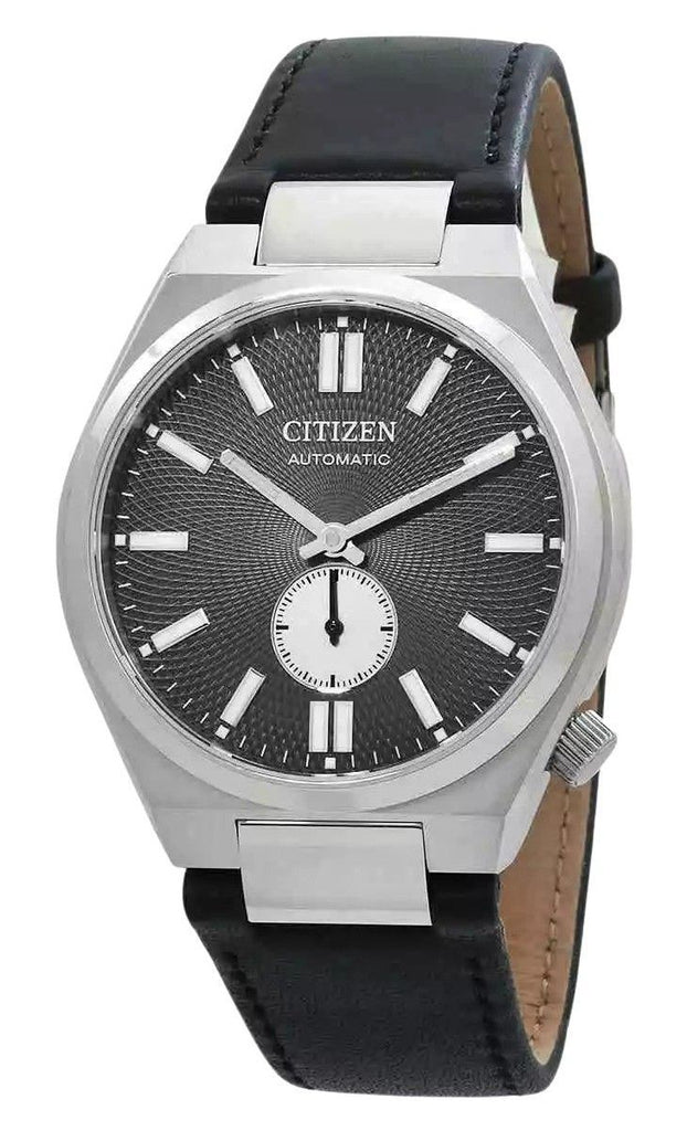 Citizen Tsuyosa Automatic Grey Dial Black Leather Strap Watch for Men - NK5010-01H Buy Now By Citizen
