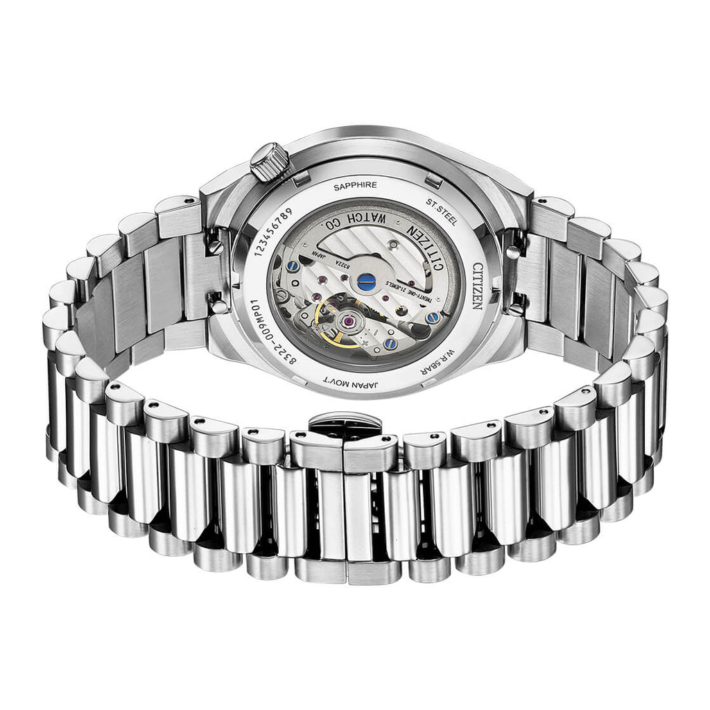 Citizen Tsuyosa Automatic Titanium Yellow Dial Silver Steel Strap Watch For Men - NK5010-51X Buy Now By Citizen