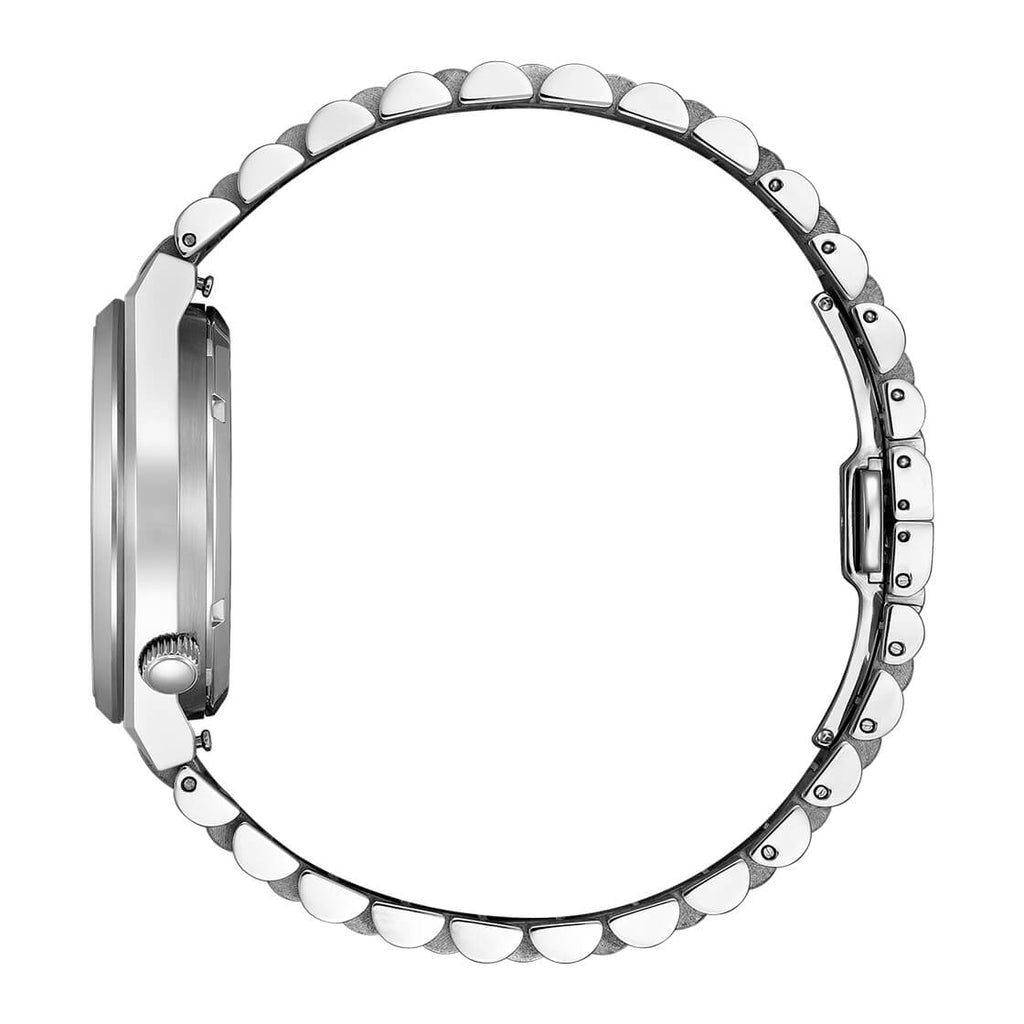 Citizen Tsuyosa Automatic Titanium Yellow Dial Silver Steel Strap Watch For Men - NK5010-51X Buy Now By Citizen