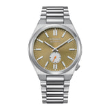 Citizen Tsuyosa Automatic Titanium Yellow Dial Silver Steel Strap Watch For Men - NK5010-51X Buy Now By Citizen