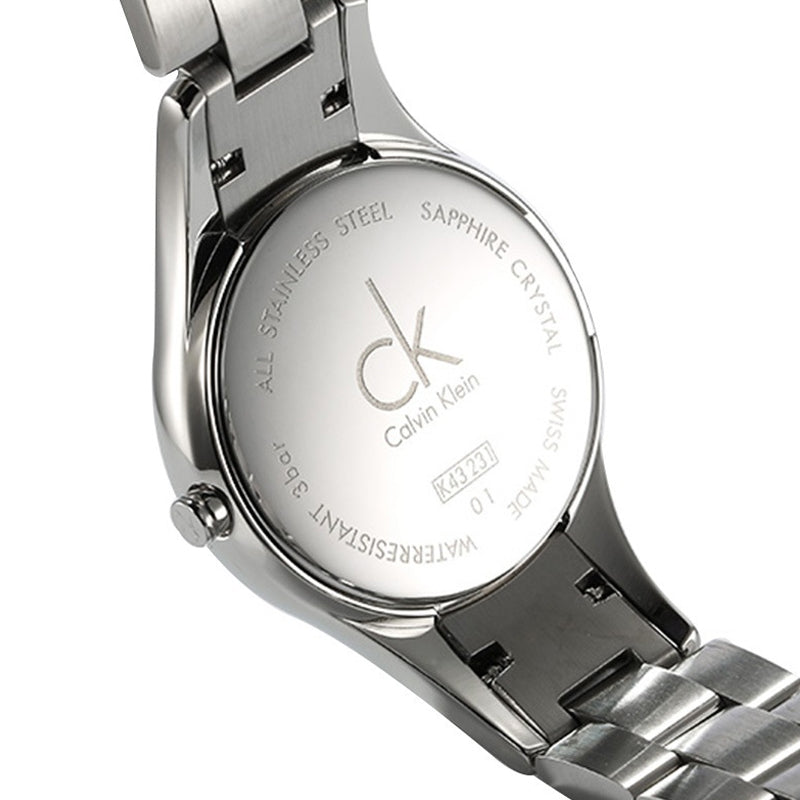 Calvin Klein Simplicity Diamonds Black Dial Silver Steel Strap Watch for Women - K4323102 Buy Now By Calvin Klein