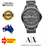 Armani Exchange Hampton Chronograph Grey Dial Grey Steel Strap Watch For Men - AX2135 Buy Now By Armani Exchange