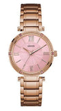 Guess Park Ave Quartz Rose Gold Dial Rose Gold Steel Strap Watch For Women - W0636L2 Buy Now By Guess
