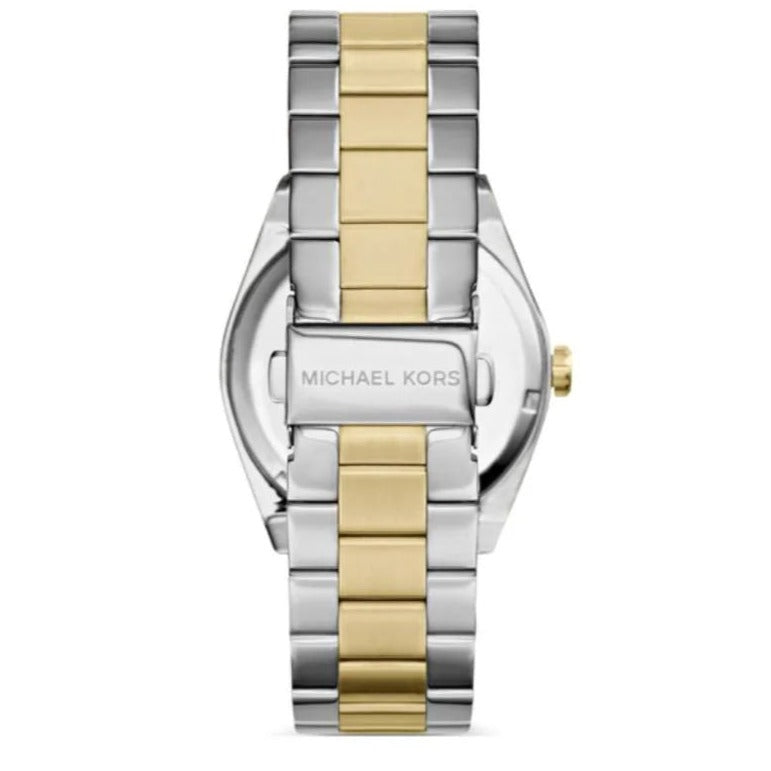 Michael Kors Channing Blue Dial Two Tone Steel Strap Watch For Women - MK5893 Buy Now By Michael Kors