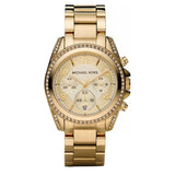 Michael Kors Runway Gold Dial Gold Steel Strap Watch for Women - MK5166 Buy Now By Michael Kors