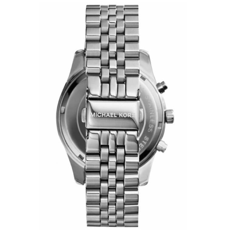 Michael Kors Lexington Chronograph Black Dial Black Steel Strap Watch For Men - MK8602 Buy Now By Michael Kors