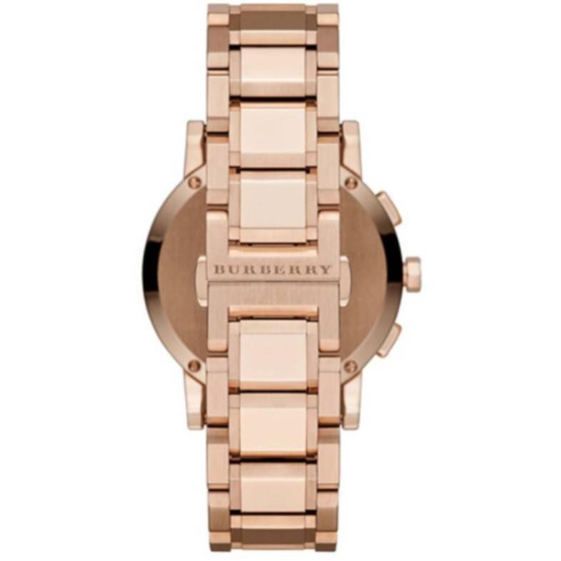Burberry The City Grey Dial Rose Gold Steel Strap Unisex Watch - BU9754 Buy Now By Burberry