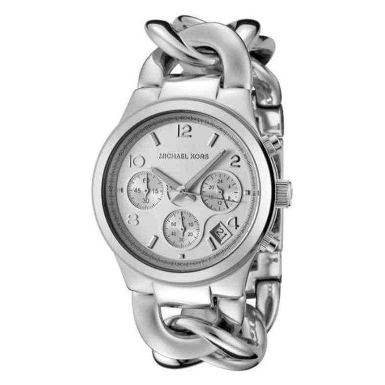 Michael Kors Runway Twist Silver Dial Silver Stainless Steel Strap Watch for Women - MK3149 Buy Now By Michael Kors
