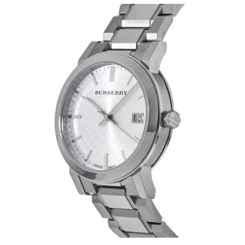 Burberry The City Silver Dial Silver Steel Strap Watch for Women - BU9000 Buy Now By Burberry