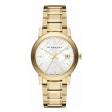 Burberry The City Silver Dial Gold Steel Strap Unisex Watch - BU9003 Buy Now By Burberry