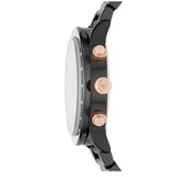 Emporio Armani Mario Ceramic Chronograph Black Dial Black Steel Strap Watch For Men - AR70002 Buy Now By Emporio Armani