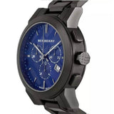 Burberry The City Navy Blue Dial Black Steel Strap Watch for Men - BU9365 Buy Now By Burberry