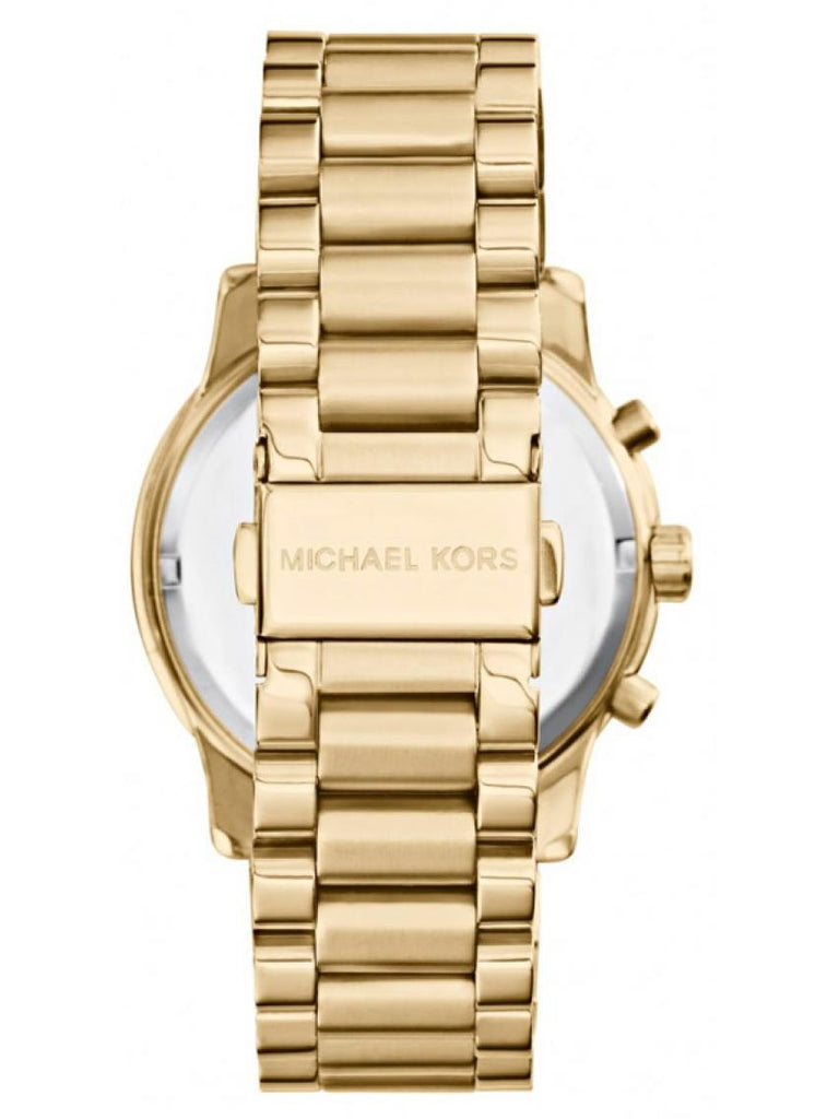 Michael Kors Cooper Chronograph White Dial Gold Steel Strap Watch For Women - MK5916 Buy Now By Michael Kors