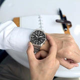 Citizen Eco Drive Chronograph Black Dial Silver Steel Strap Watch For Men - CA0690-88E Buy Now By Citizen