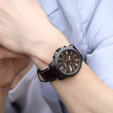Fossil Grant Chronograph Brown Dial Brown Leather Strap Watch for Men - FS5088 Buy Now By Fossil