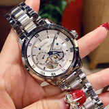 Bulova BVA Series Dual Aperture Silver Dial Silver Steel Strap Watch for Men - 96A118 Buy Now By Bulova